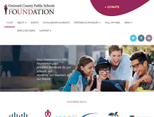 Tablet Screenshot of gcps-foundation.org
